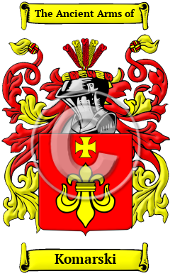 Komarski Family Crest/Coat of Arms