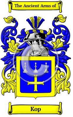 Kop Family Crest/Coat of Arms