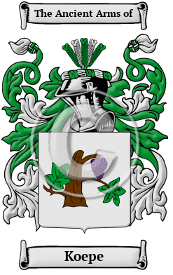 Koepe Family Crest/Coat of Arms