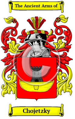 Chojetzky Family Crest/Coat of Arms