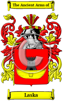 Laska Family Crest/Coat of Arms