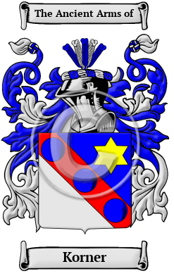 Korner Family Crest/Coat of Arms