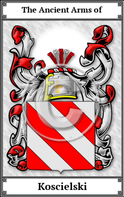 Koscielski Family Crest Download (JPG)  Book Plated - 150 DPI