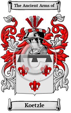 Koetzle Family Crest/Coat of Arms