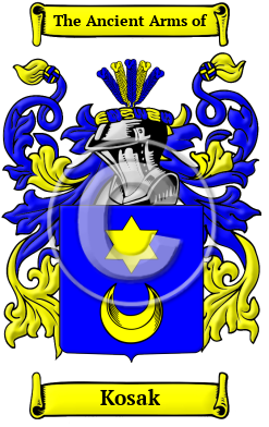 Kosak Family Crest/Coat of Arms