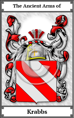 Krabbs Family Crest Download (JPG)  Book Plated - 150 DPI