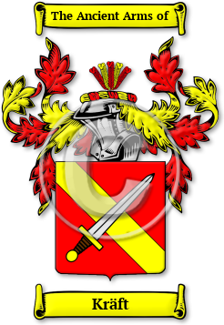 Kräft Family Crest Download (JPG) Legacy Series - 600 DPI