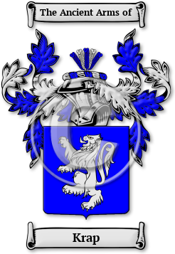 Krap Family Crest Download (JPG) Legacy Series - 600 DPI