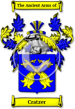 Cratzer Family Crest Download (jpg) Legacy Series - 150 DPI