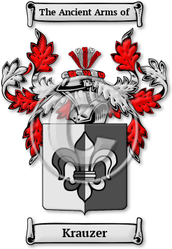 Krauzer Family Crest Download (JPG) Legacy Series - 600 DPI