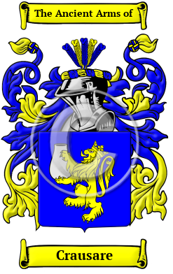 Crausare Family Crest/Coat of Arms