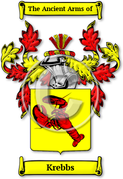 Krebbs Family Crest Download (jpg) Legacy Series - 150 DPI