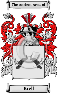 Krell Family Crest/Coat of Arms