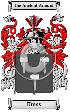 Krass Family Crest/Coat of Arms