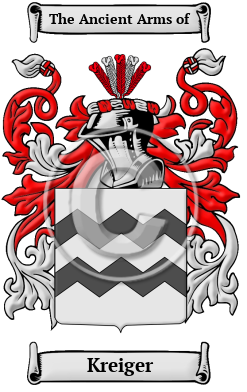 Kreiger Family Crest/Coat of Arms