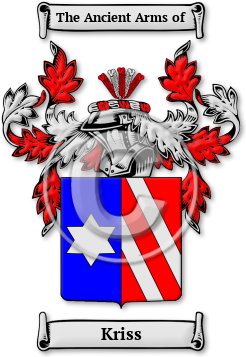 Kriss Family Crest Download (jpg) Legacy Series - 150 DPI