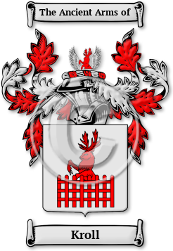 Kroll Family Crest Download (JPG) Legacy Series - 600 DPI