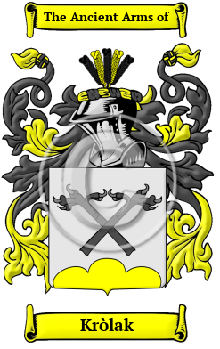 Kròlak Family Crest/Coat of Arms