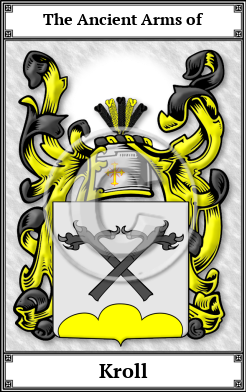 Kroll Family Crest Download (JPG)  Book Plated - 150 DPI