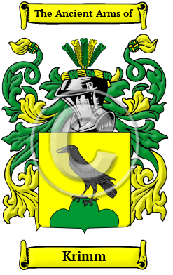 Krimm Family Crest/Coat of Arms