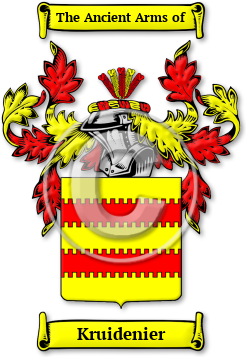 Kruidenier Family Crest Download (JPG) Legacy Series - 600 DPI