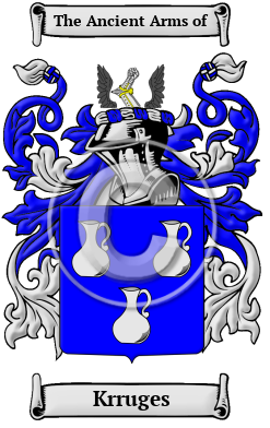 Krruges Family Crest/Coat of Arms