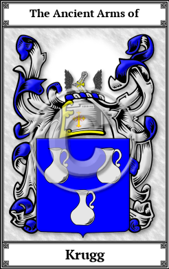 Krugg Family Crest Download (JPG) Book Plated - 600 DPI