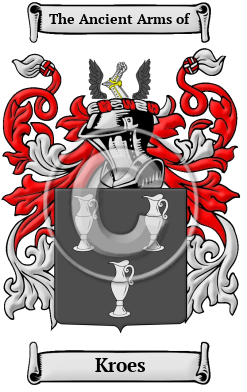 Kroes Family Crest/Coat of Arms