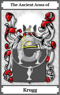 Krugg Family Crest Download (JPG)  Book Plated - 150 DPI
