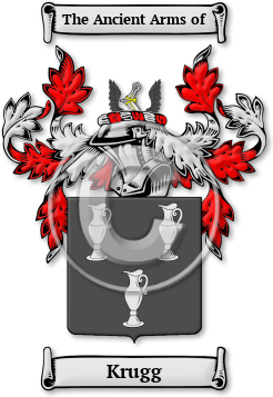 Krugg Family Crest Download (jpg) Legacy Series - 150 DPI