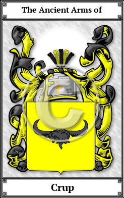 Crup Family Crest Download (JPG) Book Plated - 600 DPI