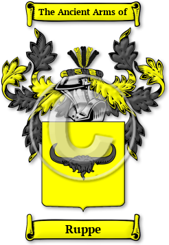 Ruppe Family Crest Download (jpg) Legacy Series - 150 DPI