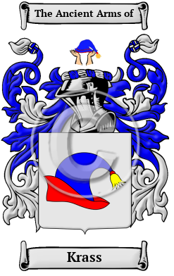 Krass Family Crest/Coat of Arms