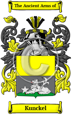 Kunckel Family Crest/Coat of Arms