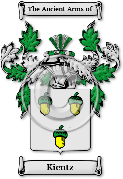 Kientz Family Crest Download (JPG) Legacy Series - 600 DPI
