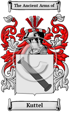 Kuttel Family Crest/Coat of Arms
