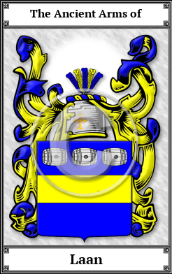 Laan Family Crest Download (JPG)  Book Plated - 150 DPI