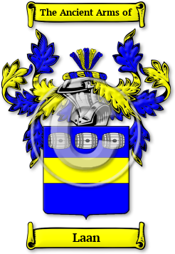 Laan Family Crest Download (jpg) Legacy Series - 150 DPI