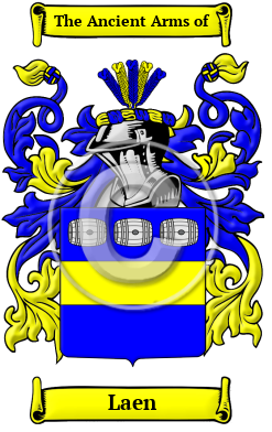 Laen Family Crest/Coat of Arms