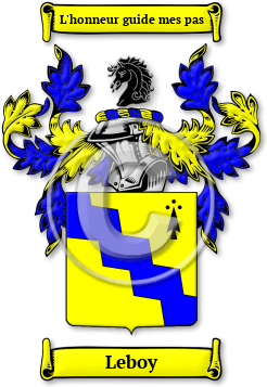 Leboy Family Crest Download (jpg) Legacy Series - 150 DPI