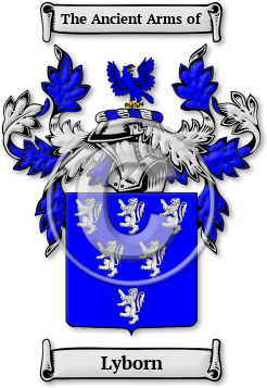 Lyborn Family Crest Download (jpg) Legacy Series - 150 DPI