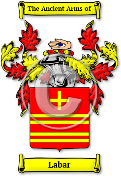 Labar Family Crest Download (jpg) Legacy Series - 150 DPI