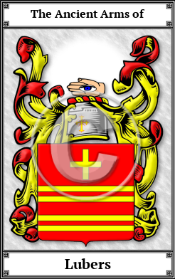 Lubers Family Crest Download (JPG)  Book Plated - 150 DPI