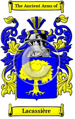 Lacassière Family Crest/Coat of Arms