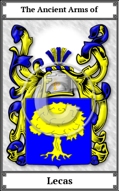 Lecas Family Crest Download (JPG)  Book Plated - 150 DPI