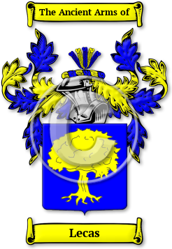 Lecas Family Crest Download (jpg) Legacy Series - 150 DPI
