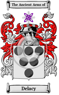 Delacy Family Crest/Coat of Arms