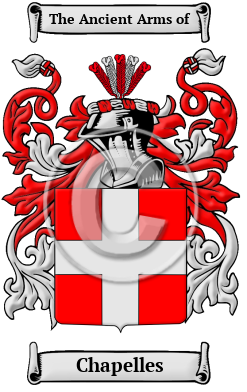 Chapelles Family Crest/Coat of Arms