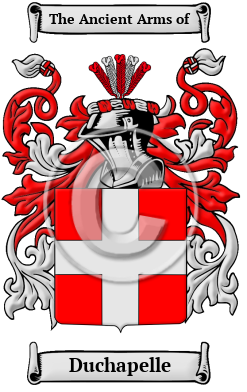 Duchapelle Family Crest/Coat of Arms