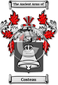 Costeau Family Crest Download (jpg) Legacy Series - 150 DPI